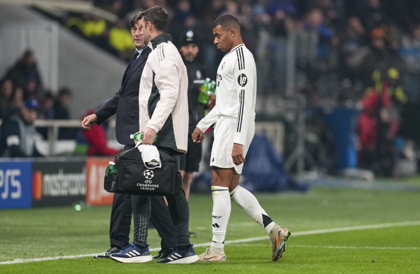 مبابى يغيب عن ريال مدريد 10 أيام