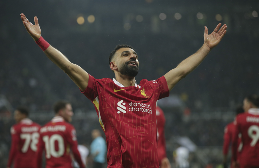 صلاح يعادل إنجاز ستيفن جيرارد أسطورة ليفربول