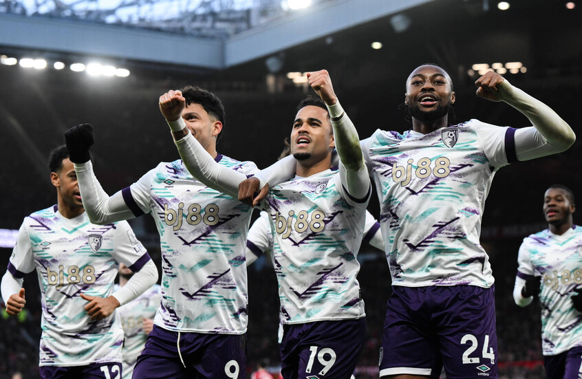 بورنموث يفوز على مانشستر يونايتد 3-0 فى الدورى الإنجليزى الممتاز