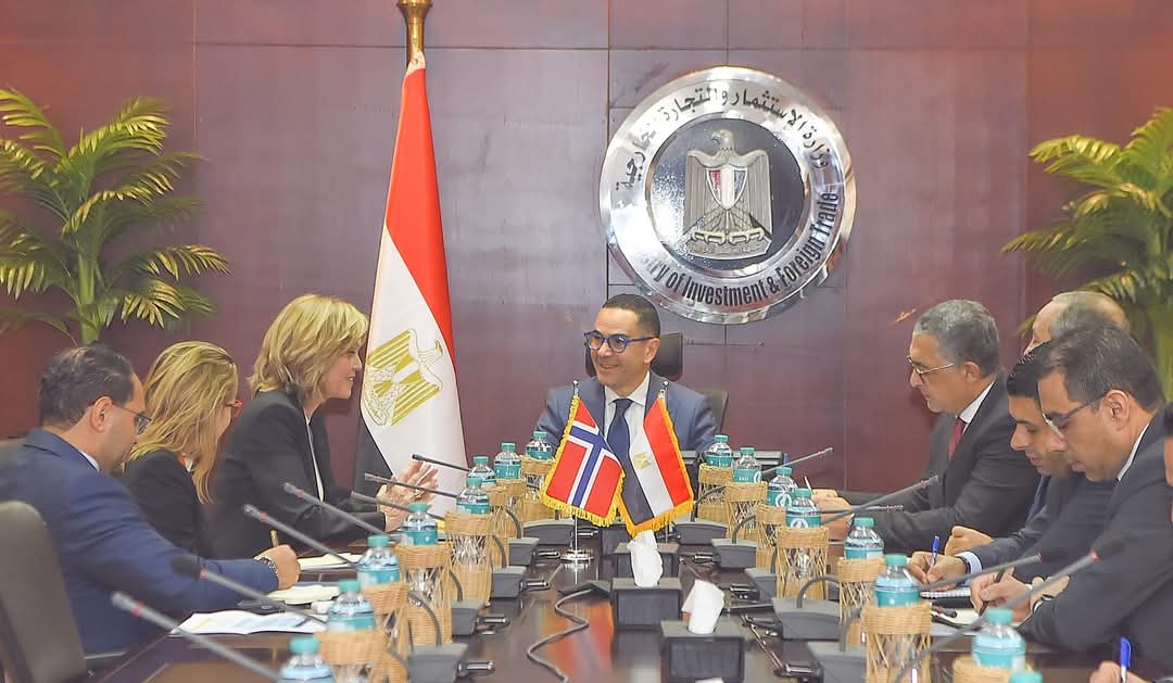وزير الاستثمار يبحث  مع سفيرة النرويج تنمية وتطوير العلاقات الاقتصادية