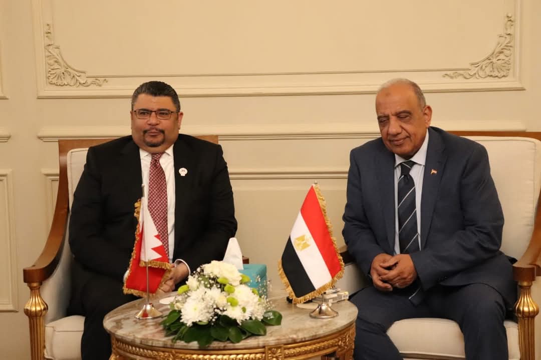 وزير الكهرباء  يبحث سبل دعم وتعزيز التعاون مع وزير الطاقة البحرينى