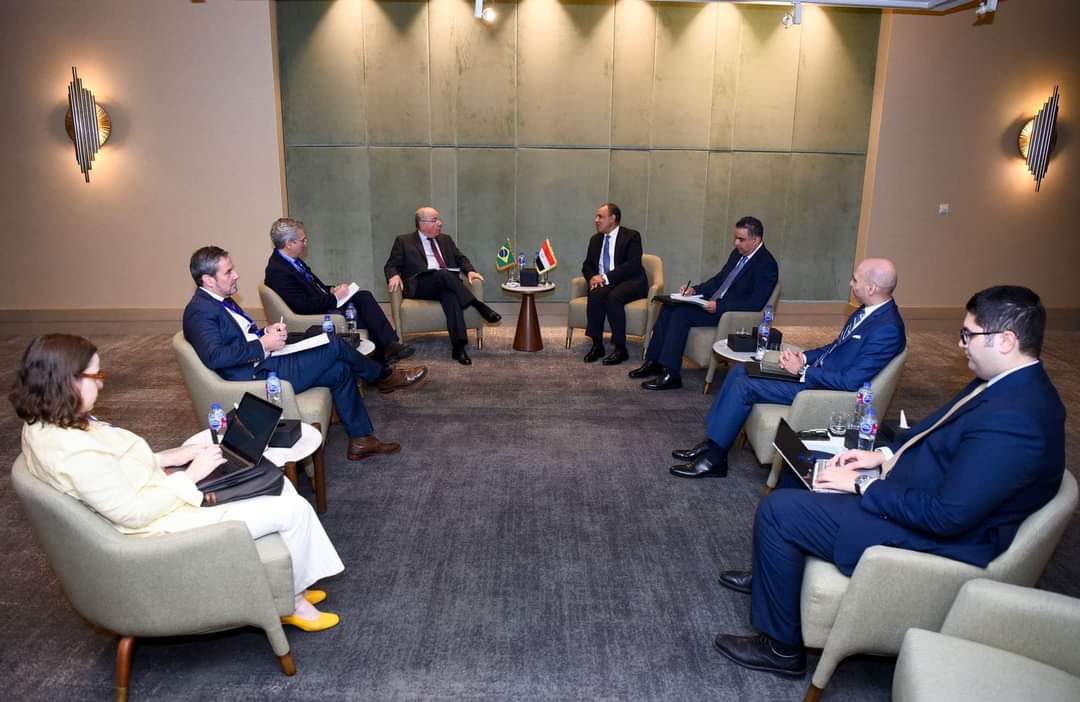 وزير الخارجية يبحث مع نظيره البرازيلى توسيع نطاق التعاون الثنائى فى مختلف المجالات