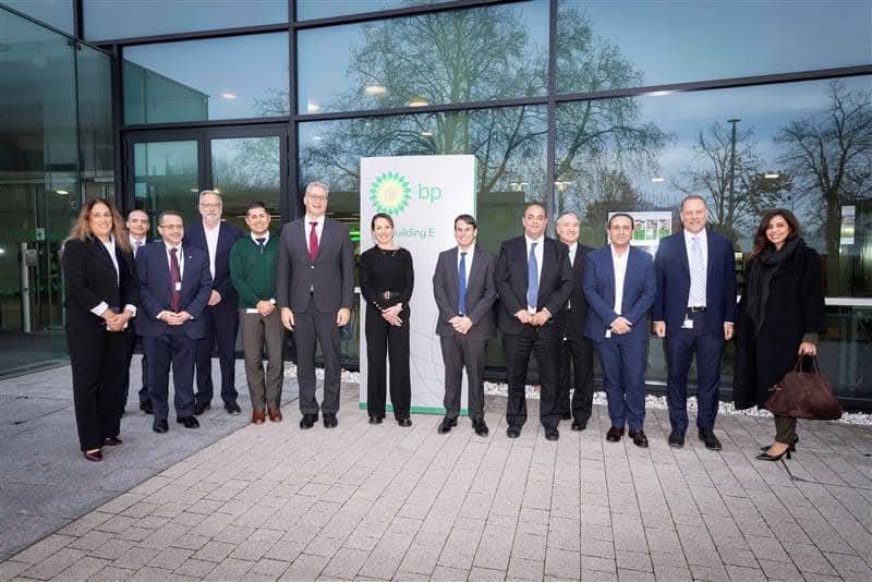 وزير البترول يزور بريتش بتروليوم العالمية لمتابعة خططها الاستثمارية فى الغاز الطبيعى
