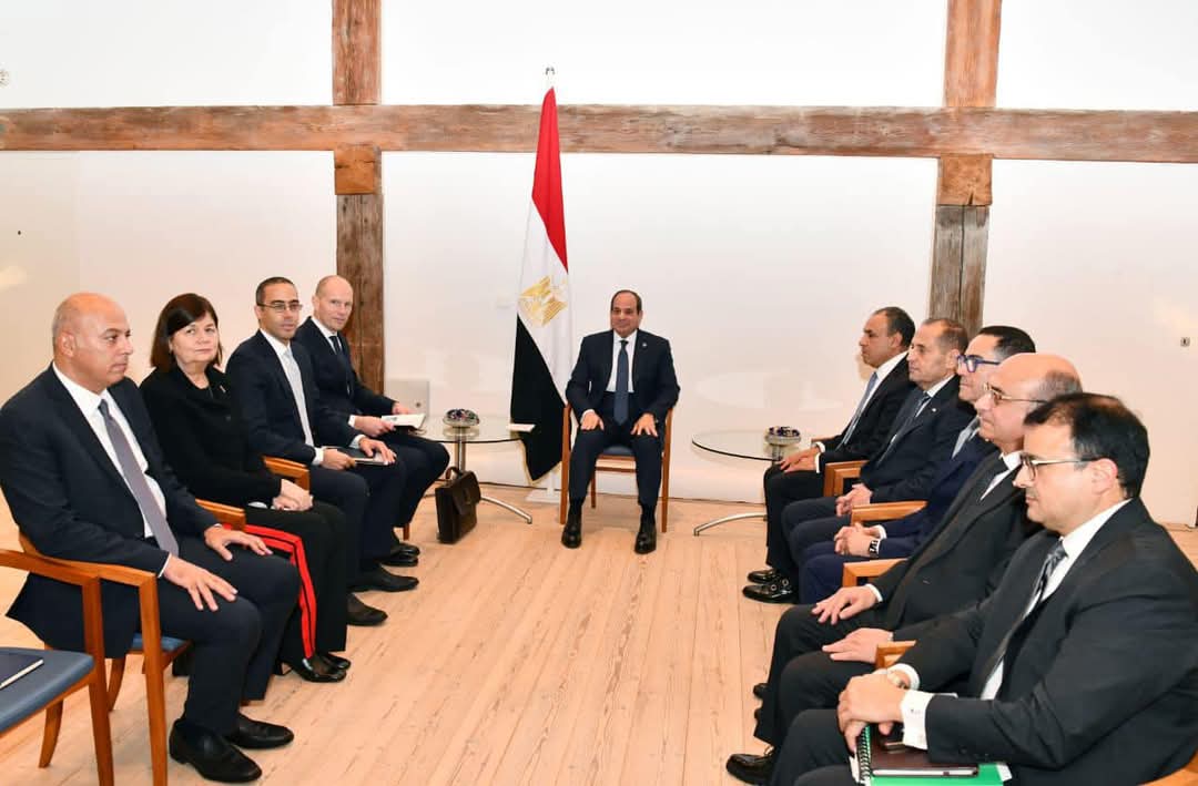 السيسى يلتقى رئيس شركة "شركاء كوبنهاجن للبنية التحتية"