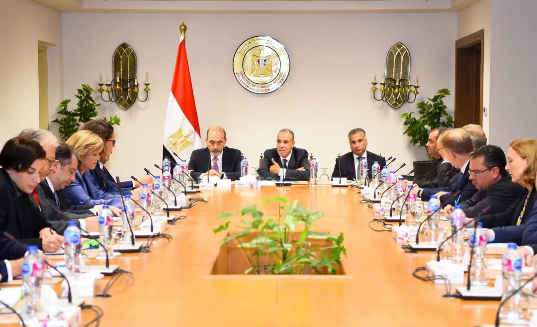 وزير الخارجية والهجرة يلتقى  السفراء الأوروبيين المعتمدين بمصر