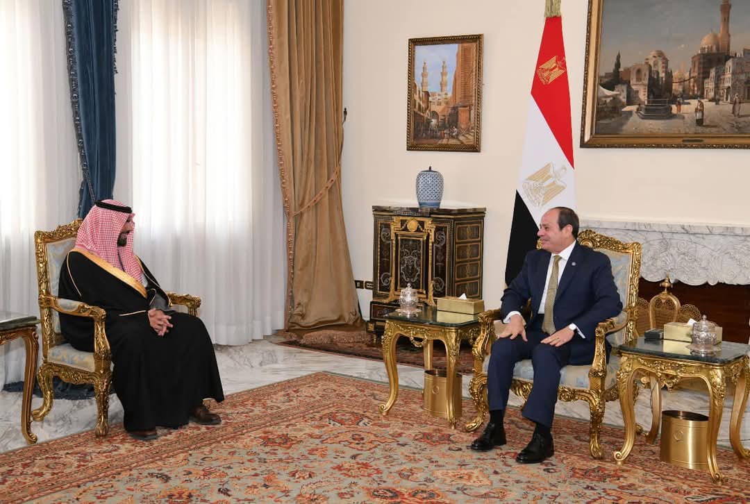 الرئيس:  مصر مستعدة للتوسع فى تنفيذ مشروعات محددة مع السعودية في جميع الجوانب المتعلقة بالثقافة والفنون والآداب وحماية التراث