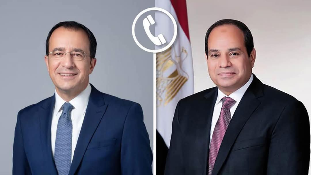 الرئيس يبحث مع نظيره القبرصى التطورات الإقليمية