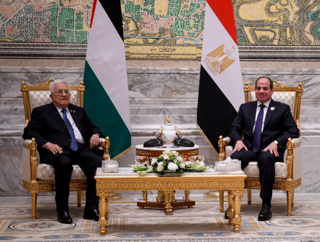الرئيسان السيسى وأبو مازن:الضفة الغربية وغزة والقدس الشرقية.. أرض الدولة الفلسطينية