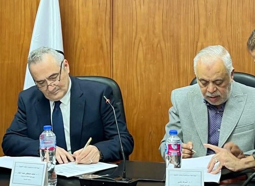 توقيع بروتوكول تعاون بين هيئة المستشفيات والمعاهد التعليمية ونقابة المهن التمثيلية
