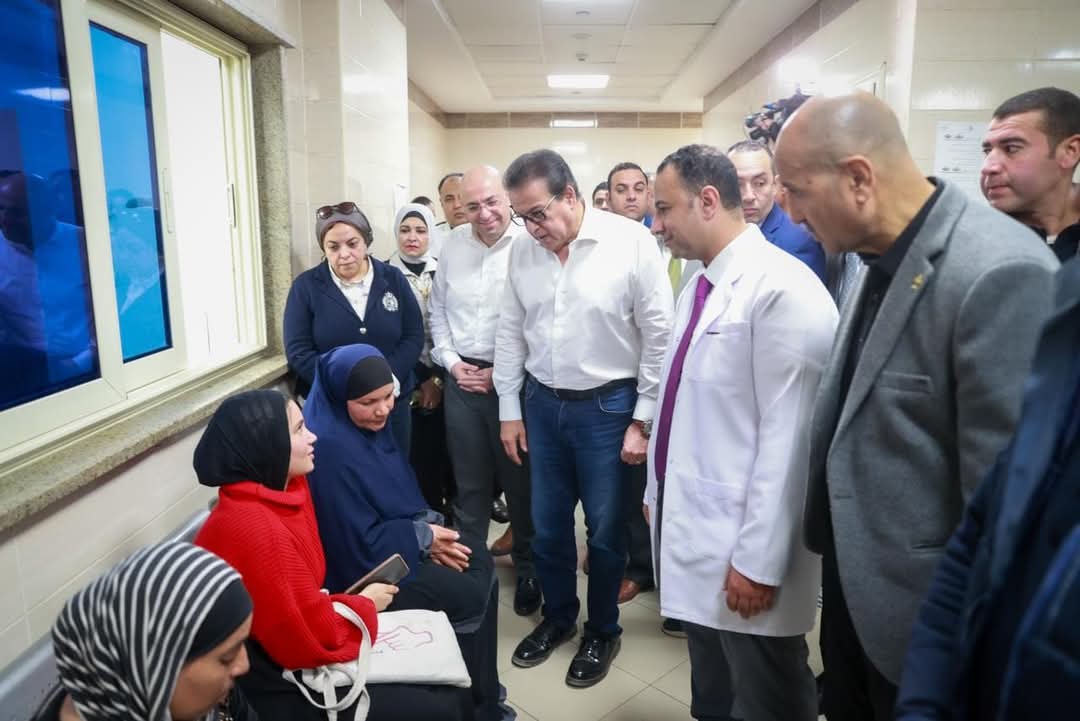 نائب رئيس مجلس الوزراء وزير الصحة يتفقد مستشفى إهناسيا التخصصى