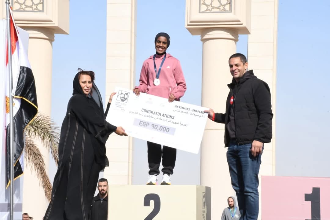 وزير الرياضة ونظيره الإماراتى يُكرمان الفائزين بماراثون زايد الخيرى