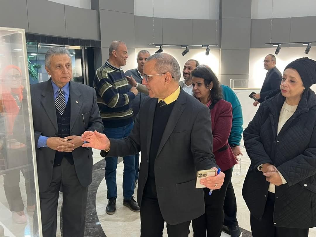 وفد مكتبات مصر العامة يزور هيئة الرقابة النووية والاشعاعية