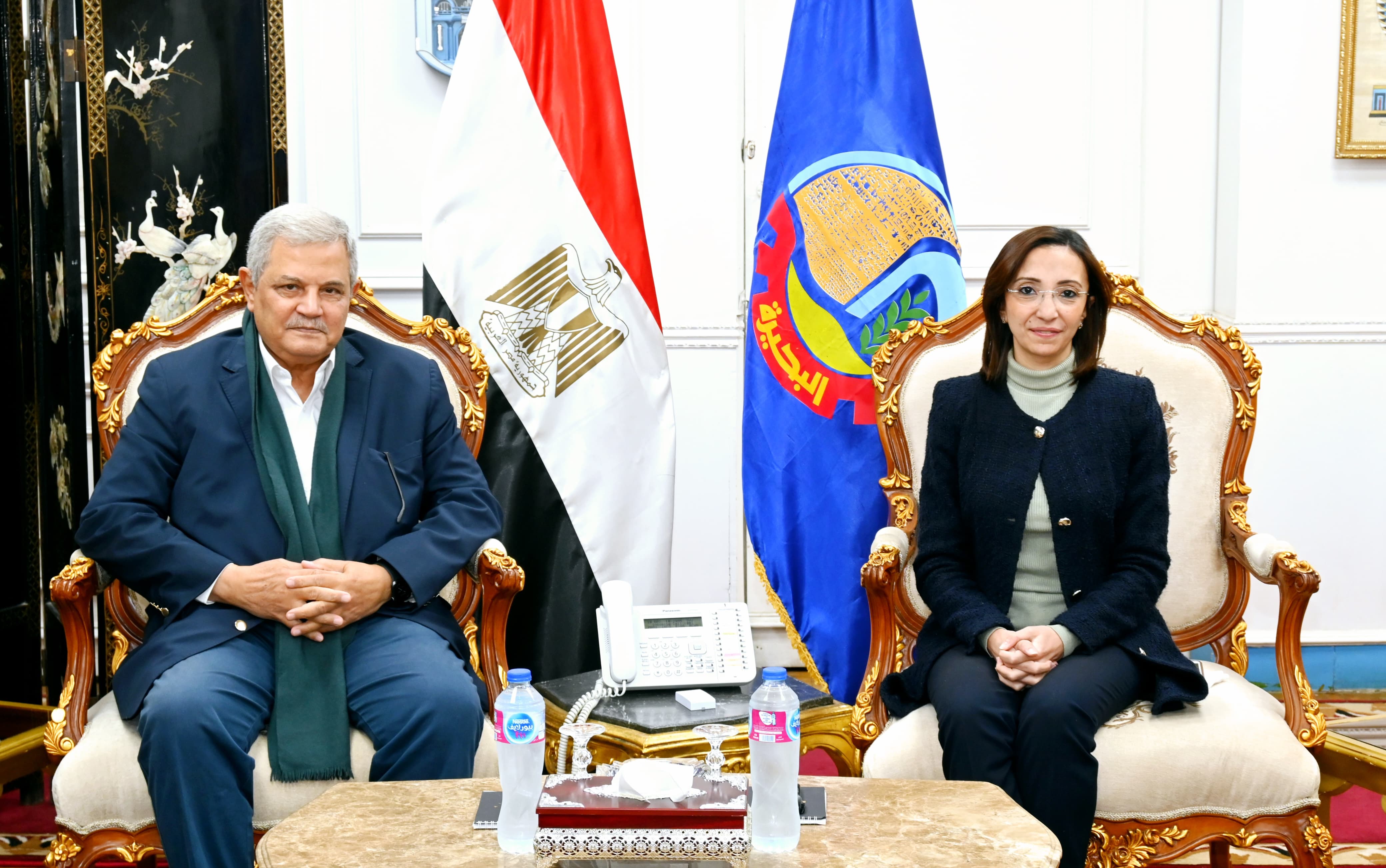 محافظ البحيرة .. تستقبل رئيس الشركة القابضة لمياه الشرب والصرف الصحي