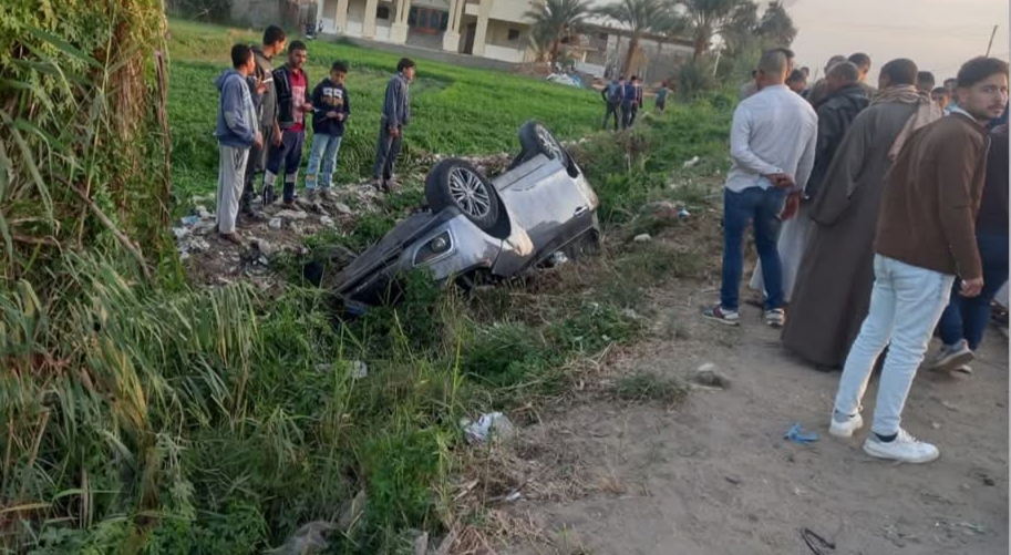 إصابة عروسين أثناء الزفة بالفيوم .. كانو رايحين السيشن