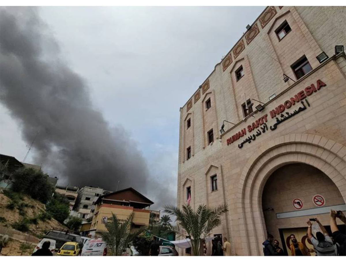 الاحتلال الإسرائيلي يجبر الجرحى والمرضى .. على إخلاء المستشفى الإندونيسي بغزة