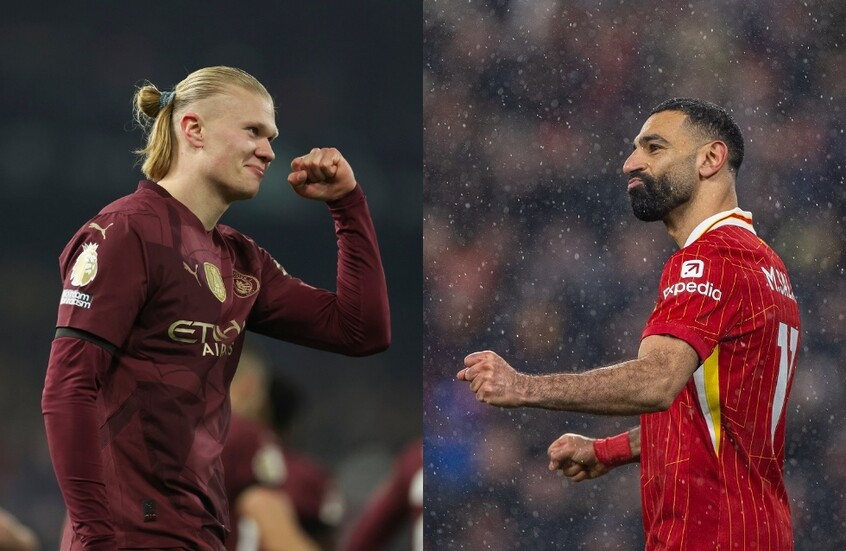 هالاند يواصل مطاردة محمد صلاح على صدارة هدافى الدورى الإنجليزى