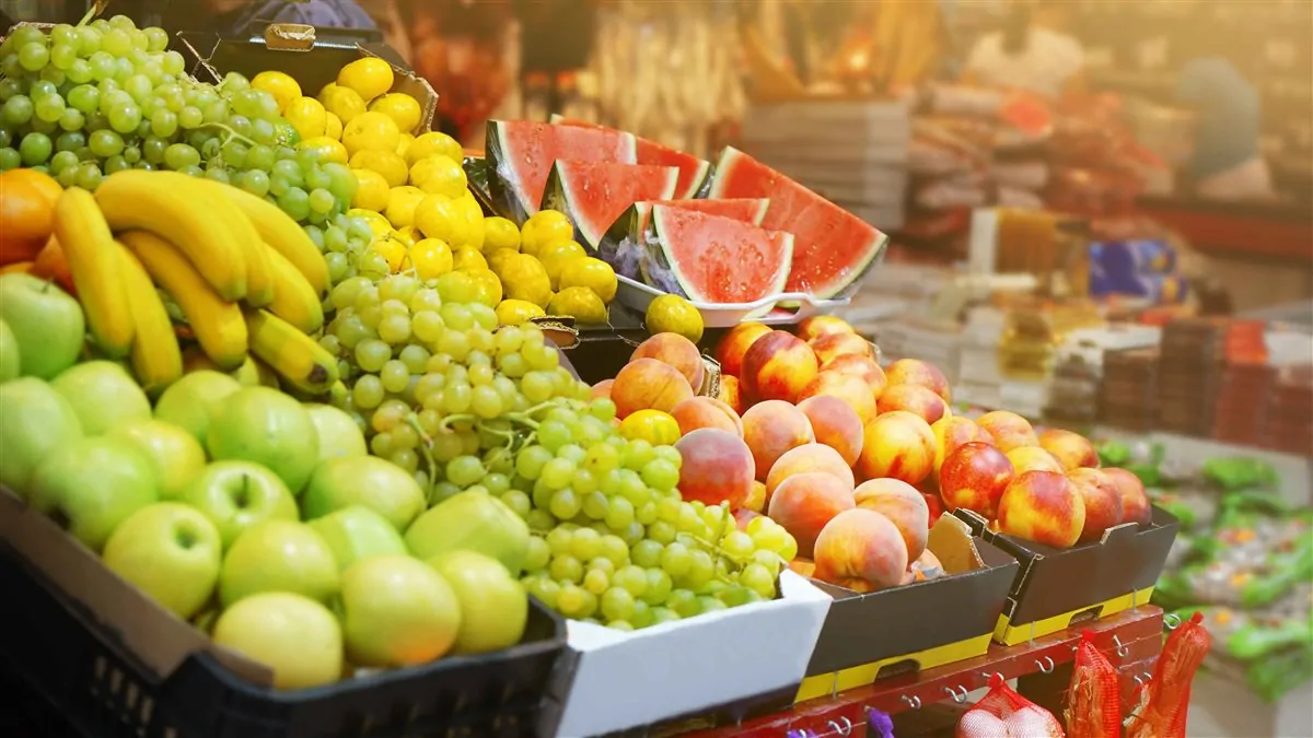 اسعار الفاكهة اليوم بسوق العبور للجملة