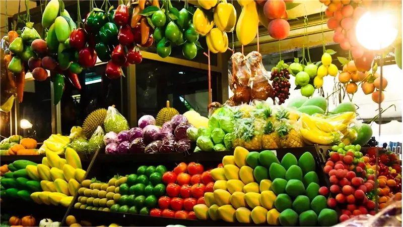 اسعار الخضروات والفاكهة اليوم بسوق العبور