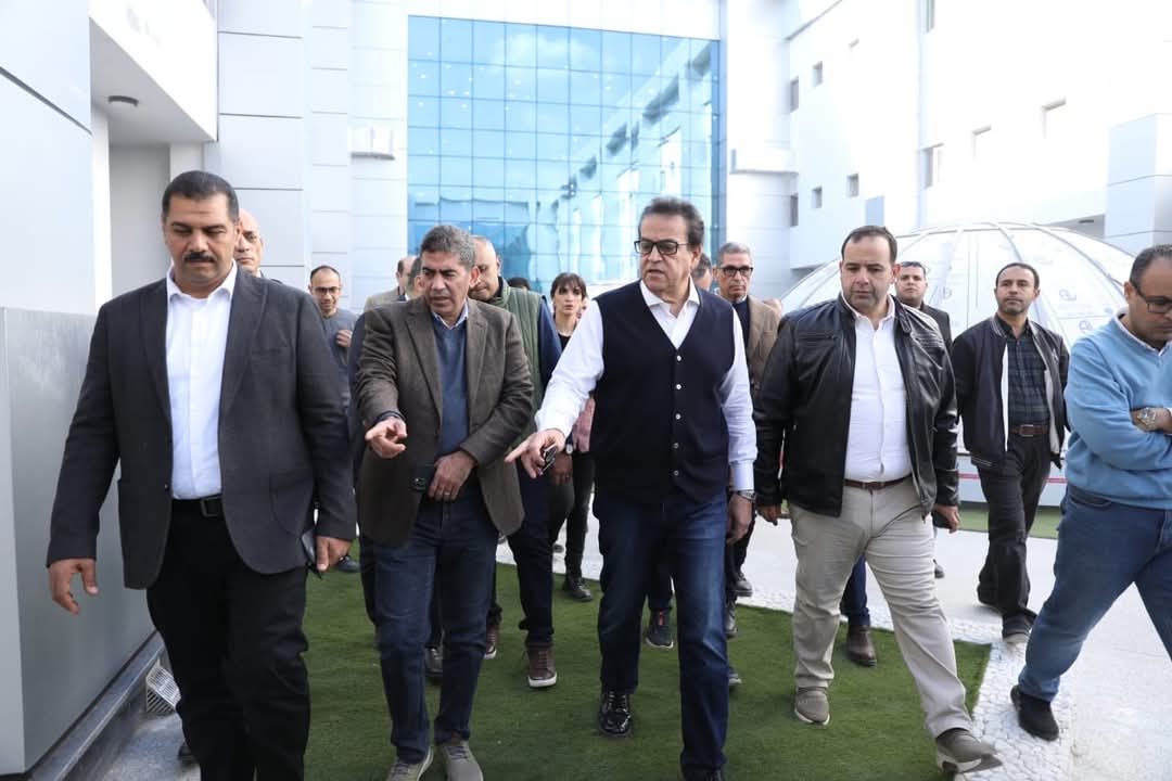 وزير الصحة يتفقد مشروع إنشاء مستشفى طنطا العام بتكلفة 2مليار جنيه