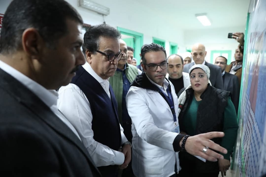 وزير الصحة يتفقد الخدمات الطبية وسير العمل بمستشفى حميات طنطا