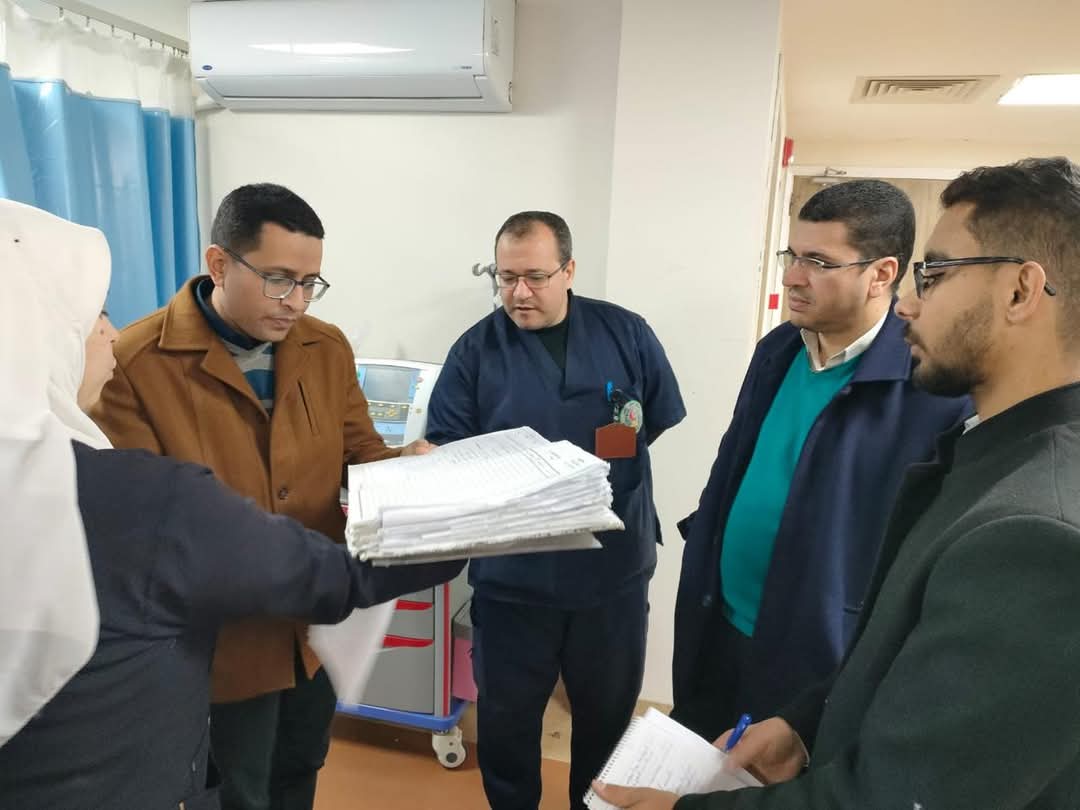 الصحة": فريق الحوكمة يتفقد مستشفى أبو النمرس المركزى