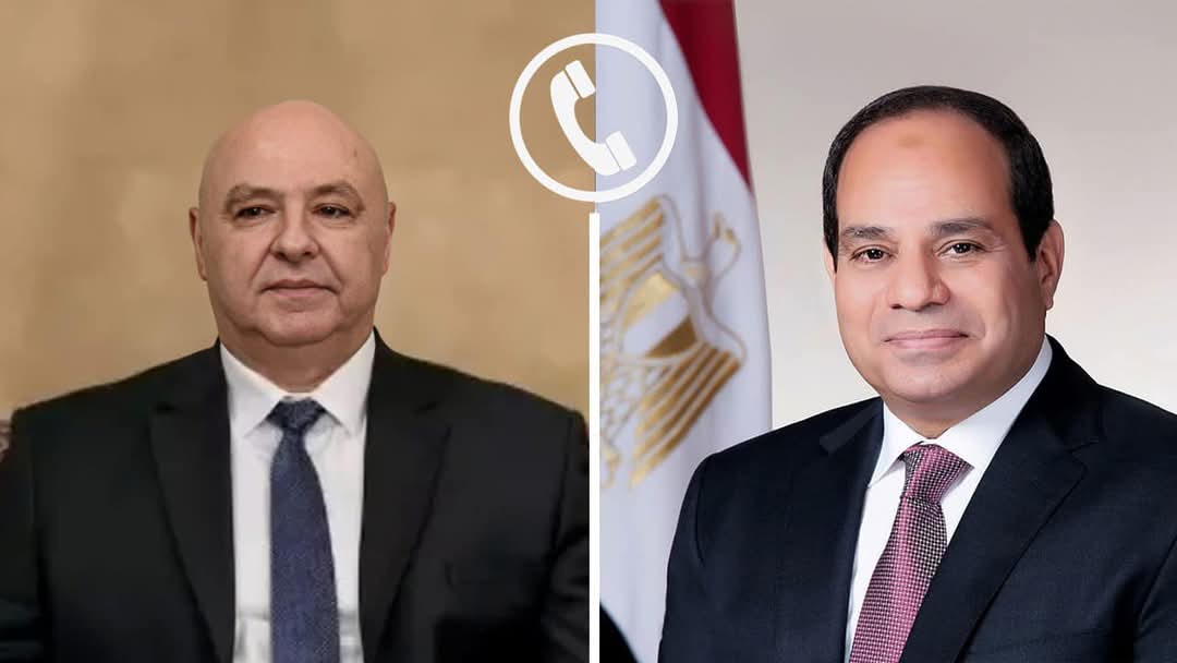 الرئيس يهنئ بن عون:مصر ستظل دائماً داعمة للبنان الشقيق