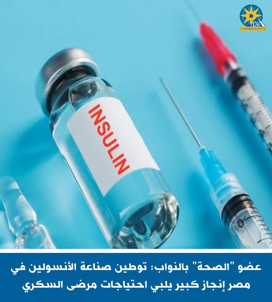عضو "الصحة" بالنواب: توطين صناعة الأنسولين بمصر إنجاز كبير 