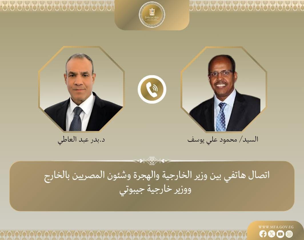 وزير الخارجية يبحث مع نظيره الجيبوتى..التطورات فى القرن الافريقى