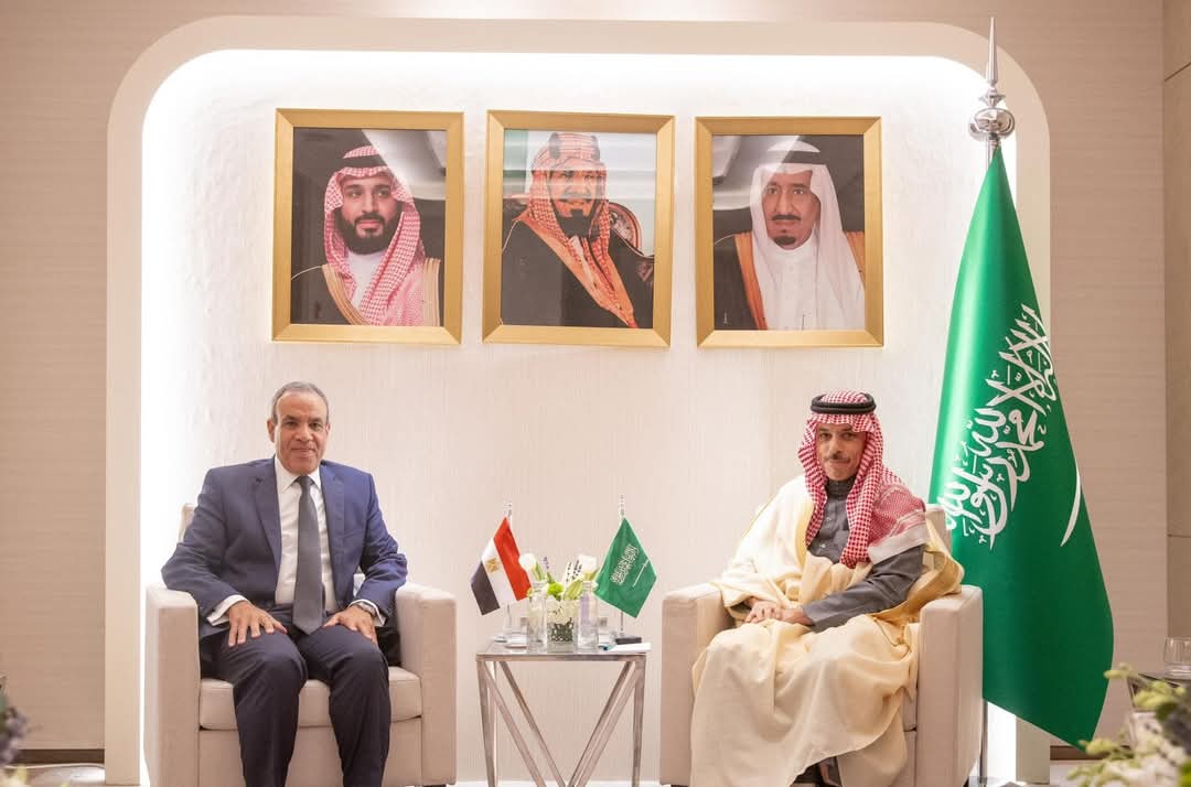 وزير الخارجية ونظيره السعودى يبحثان الأوضاع فى سوريا وغزة 