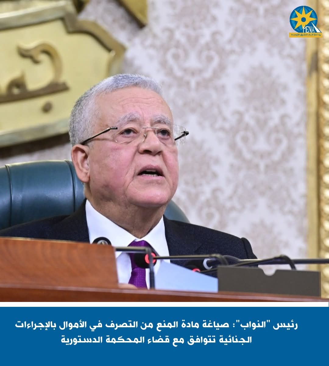 رئيس "النواب": صياغة مادة المنع من التصرف في الأموال بالإجراءات الجنائية تتوافق مع قضاء المحكمة الدستورية