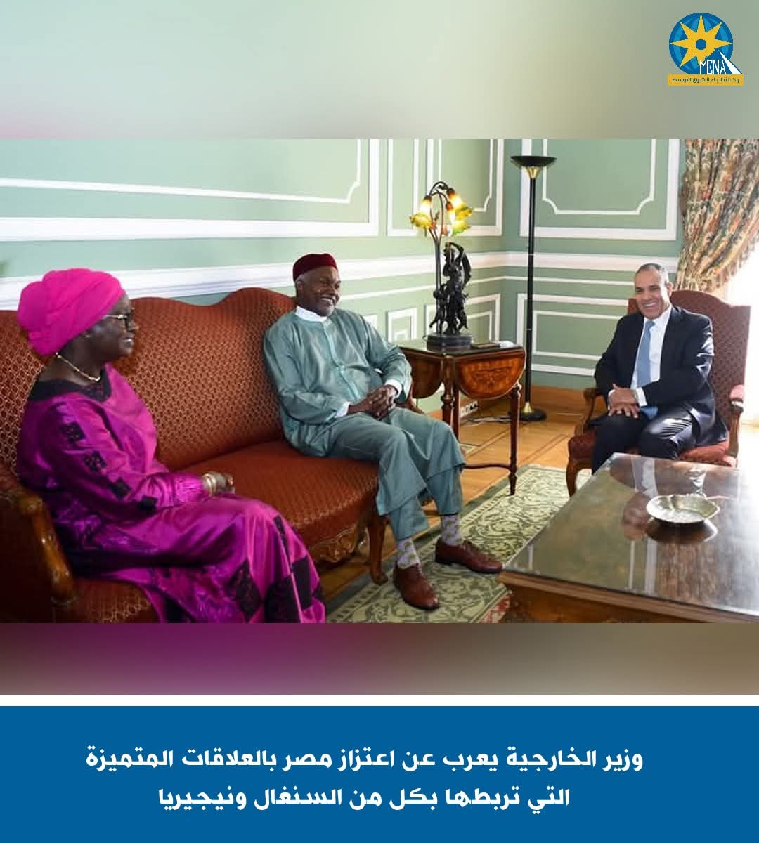 وزير الخارجية:نعتز بالعلاقات المتميزة مع السنغال ونيجيريا