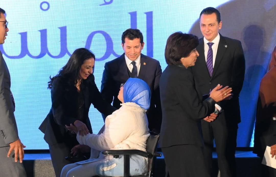 وزيرة التضامن تشارك في احتفالية حزب مستقبل وطن باليوم العالمى لذوى الإعاقة 