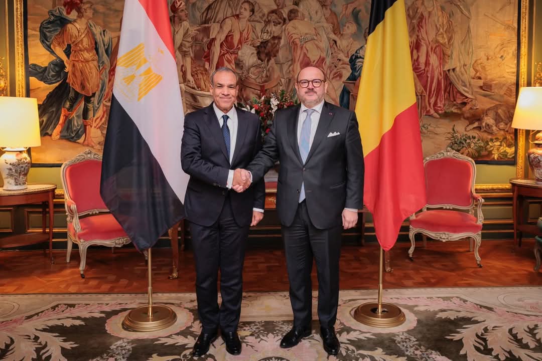 وزير الخارجية يبحث مع نظيره البلجيكى القضايا الإقليمية والإفريقية 