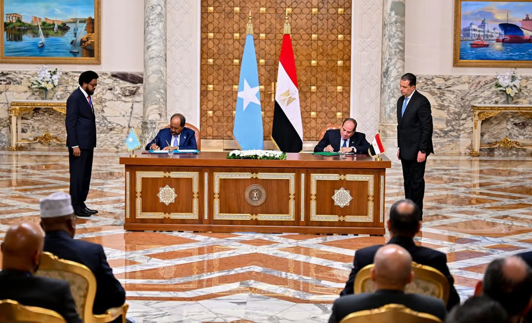 ترفيع العلاقات المصرية الصومالية إلى "الشراكة الاستراتيجية"