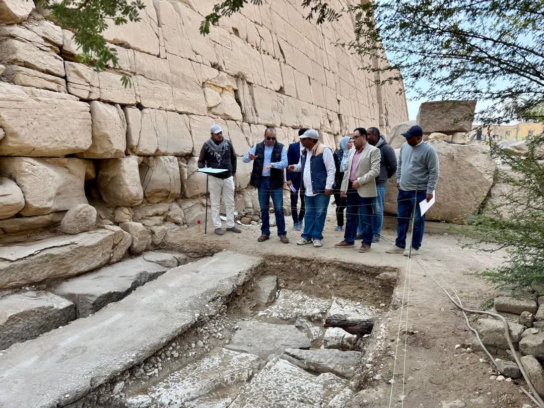 بدء مشروع ترميم معبد الرامسيوم بالأقصر