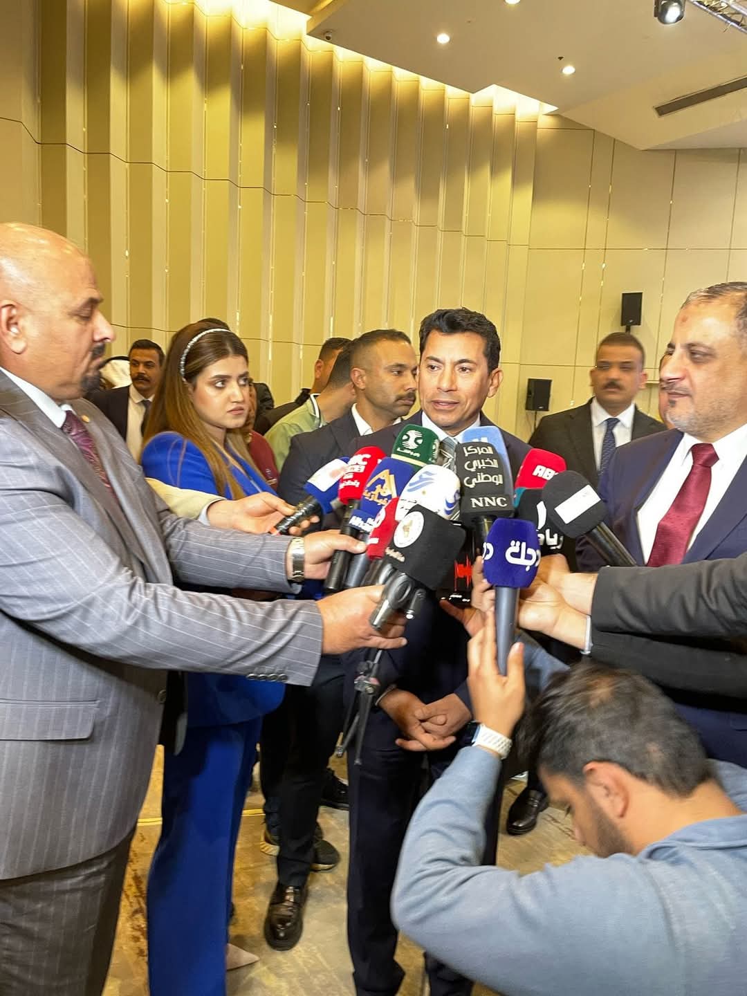 وزير الشباب يشهد احتفالية إعلان بغداد عاصمة الثقافة الرياضية العربية للعام 2025 