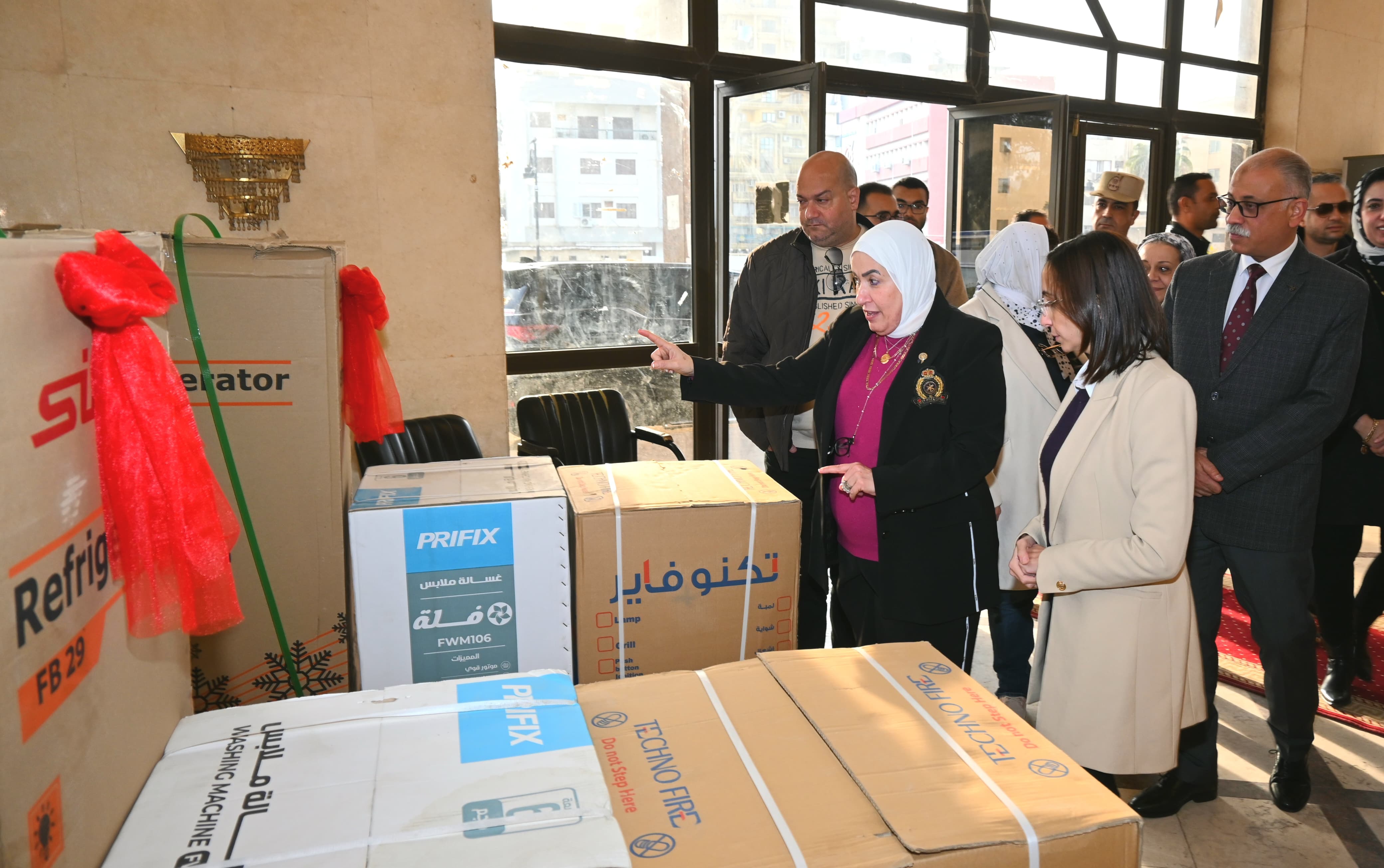جاكلين .. غداً توزيع الأجهزة الكهربائية على 22 عروسة