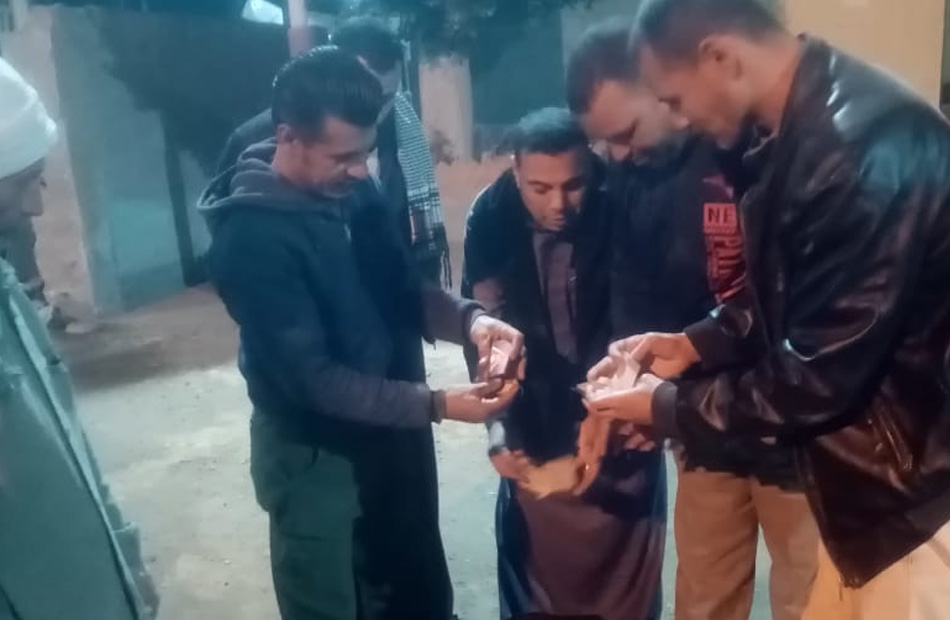 ضبط كميات من الألعاب النارية في مطرطارس بالفيوم