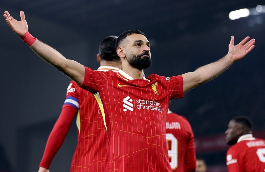 صلاح يواصل كتابة الأرقام القياسية فى الملاعب الإنجليزية
