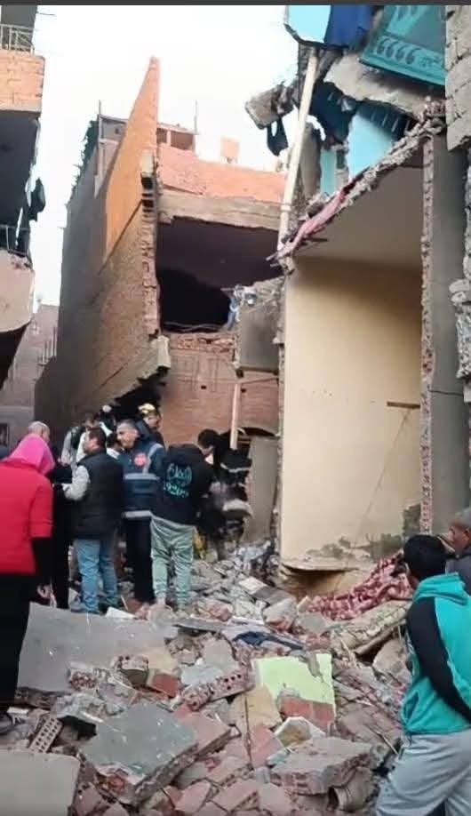 إنهيار عقار سكنى بكرداسة..مصرع 10 أشخاص