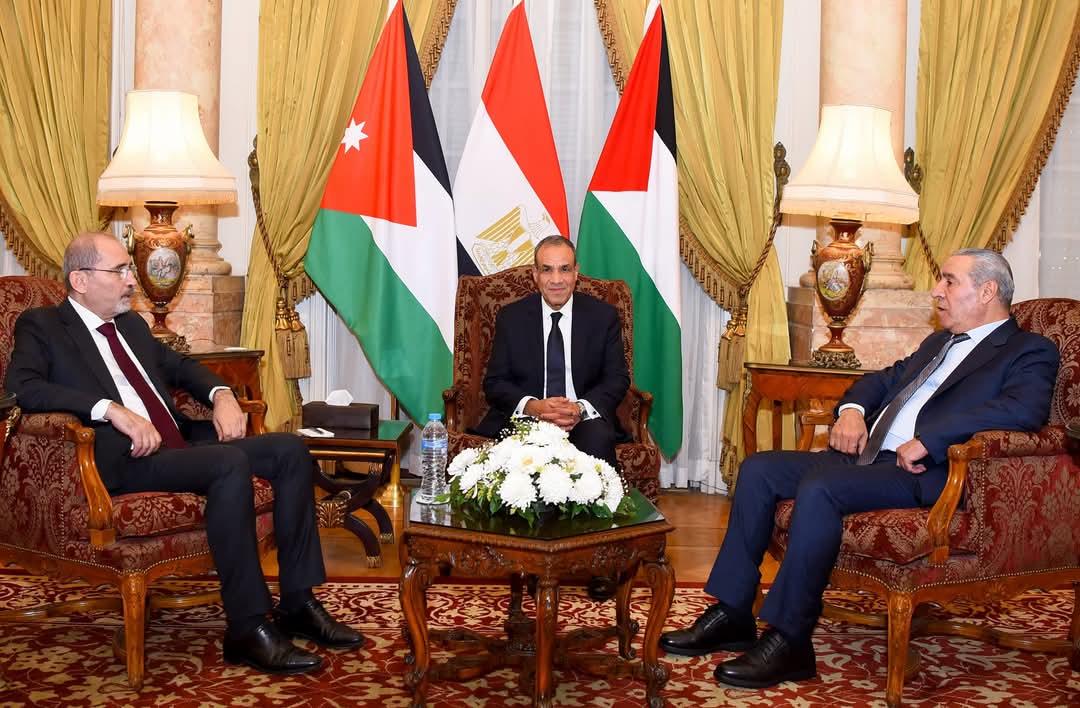 وزير الخارجية يلتقى أمين سر منظمة التحرير الفلسطينية