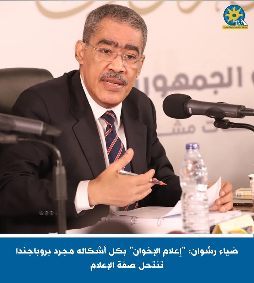 ضياء رشوان: "إعلام الإخوان" بكل أشكاله مجرد بروباجندا 