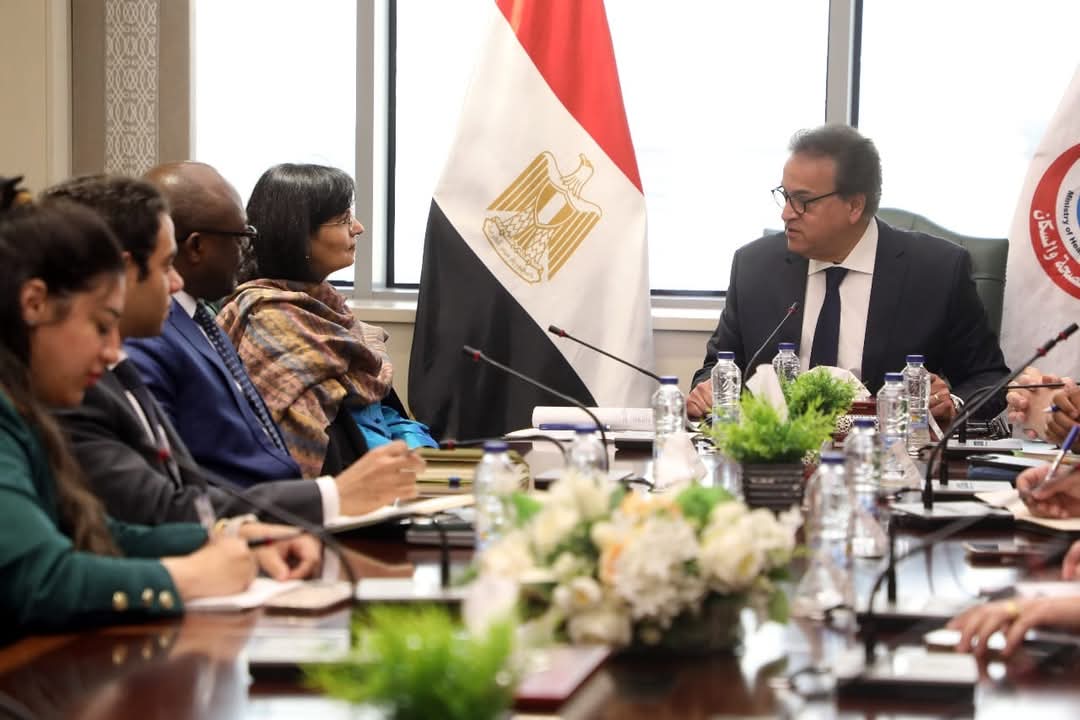 وزير الصحة والسكان يبحث مع الرئيس التنفيذي للتحالف العالمى للقاحات GAVI زيادة التعاون