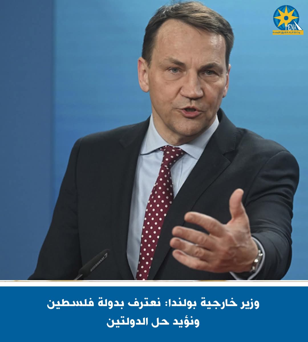 وزير خارجية بولندا: نعترف بفلسطين ونؤيد حل الدولتين