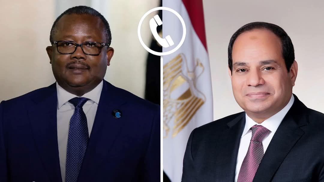 السيسى يبحث مع رئيس غينيا بيساو الأوضاع الإقليمية والأزمة اللليبية