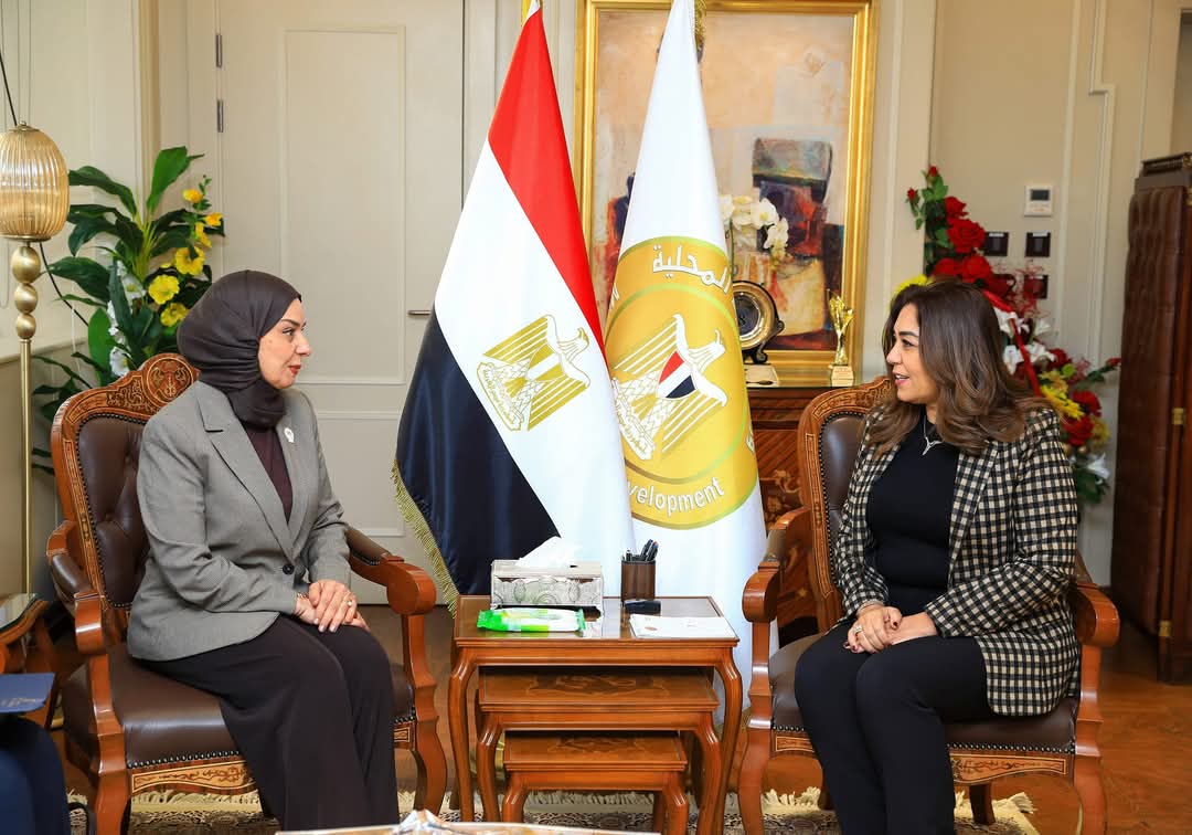 وزيرة التنمية المحلية تبحث مع سفيرة البحرين مجالات التعاون المشترك