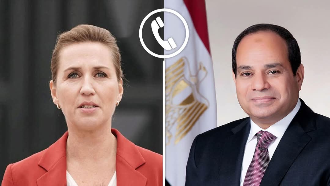السيسى ورئيسة وزراء الدنمارك.. يؤكدان على ضرورة بدء عمليات إعادة إعمار قطاع غزة