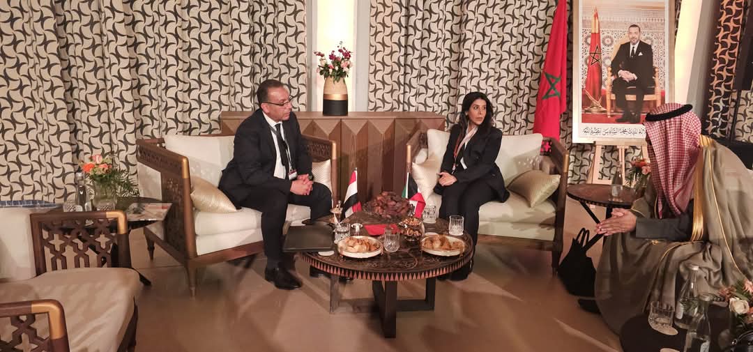 ماجد عبد الحميد يلتقي وزير النقل المغربى ووزير الأشغال العامة الكويتى