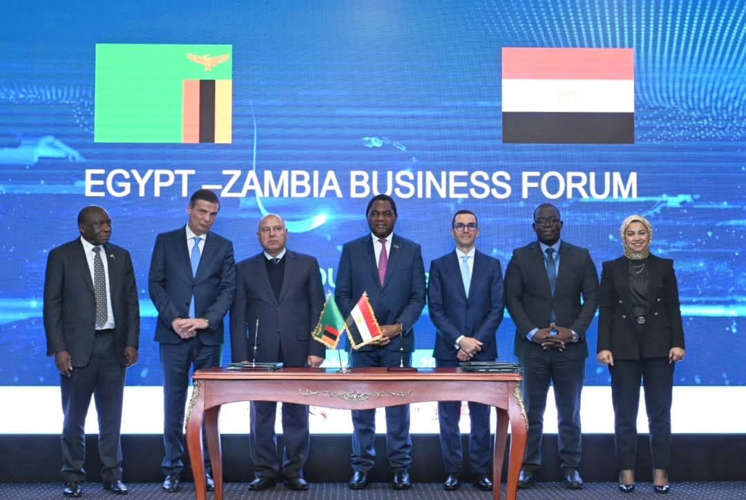 مذكرة تفاهم لتعزيز التعاون الإستثمارى بين مصر وزامبيا