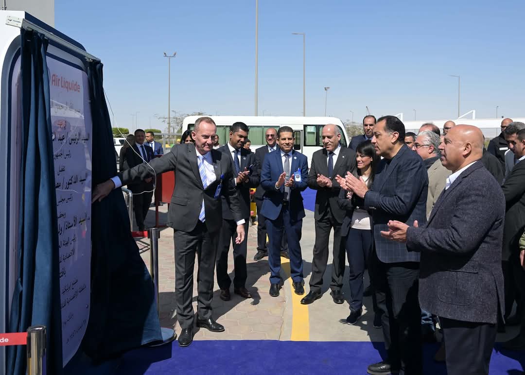 رئيس الوزراء يفتتح مصنع شركة "إيرليكويد فى مصر" لإنتاج الغازات الطبية والصناعية